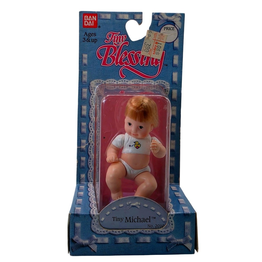 Vintage 1987 Bandai Tiny Blessing Tiny Michael Doll No. 2010 Sealed New